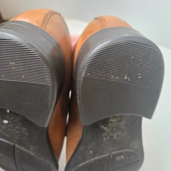 ECCO Mens Citytray Cap Toe Lace Up Shoe Amber Brown Leather Size 41 EU 7-7.5 US - Picture 12 of 13